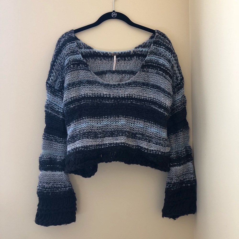 Free People chunky cropped sweater